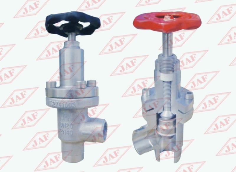 對焊直角截止閥J64F（B）-25(40）、對焊直角節(jié)流閥L61F(B)-25(40）